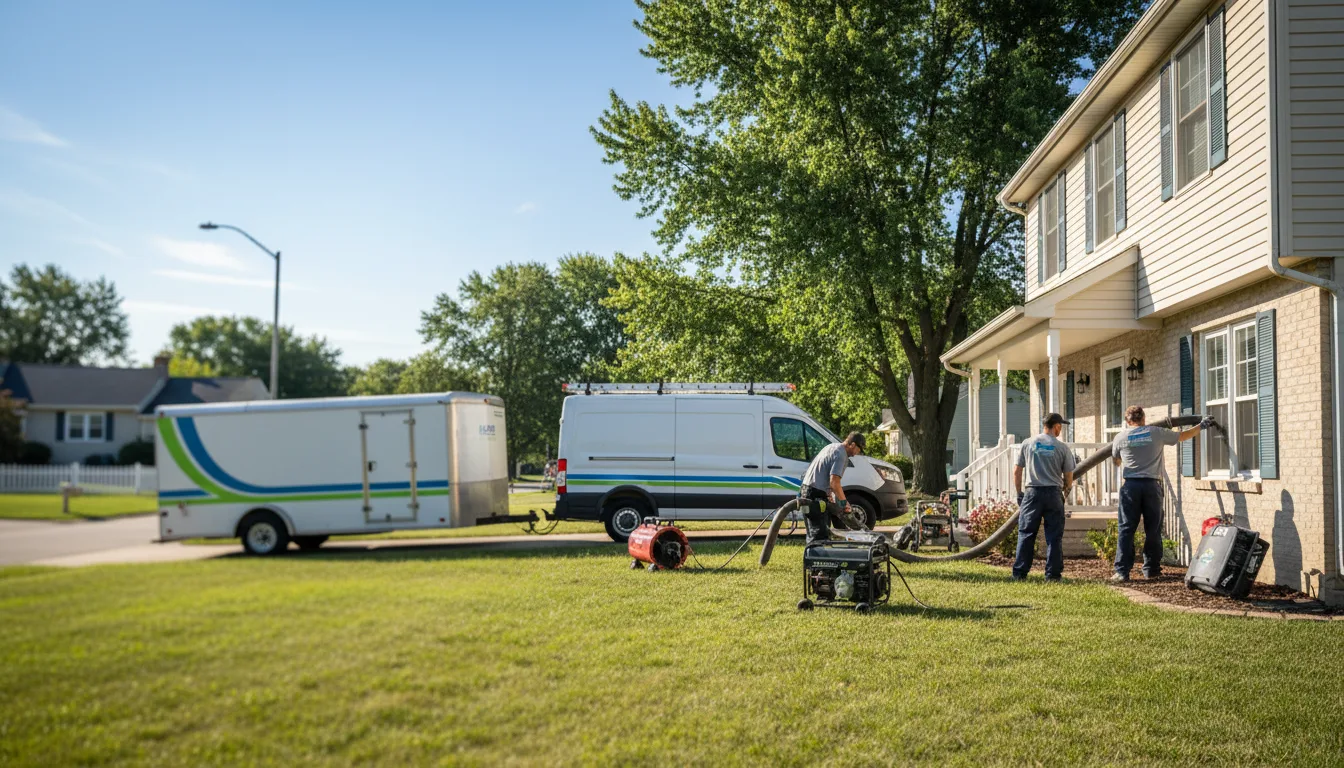 Flooded Basement Restoration And Cleanup With Repair in Green Bay, WI near me